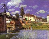 阿尔弗莱德 西斯莱 : The Bridge at Villeneuve la Garenne